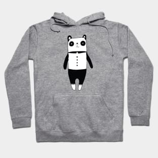 Little black and white panda Hoodie